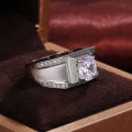 Wedding Ring Ring Wedding Jewelry Men's Knot Luxury Men's Ring 925 Sterling Silver 8mm Lab Diamond Setcosplay. 