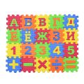 60Pcs/Set Russian symbol number R Alphabet Carpet Baby Kids floor foam puzzle Preschool Learning Mat Education Toy. 