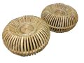 Cane / Rattan Pumpkin Stroong Big Mora 2 Pcs Together  - Cane Large Mura Use For Any People - And Home Decorated, Beautiful  Product. 