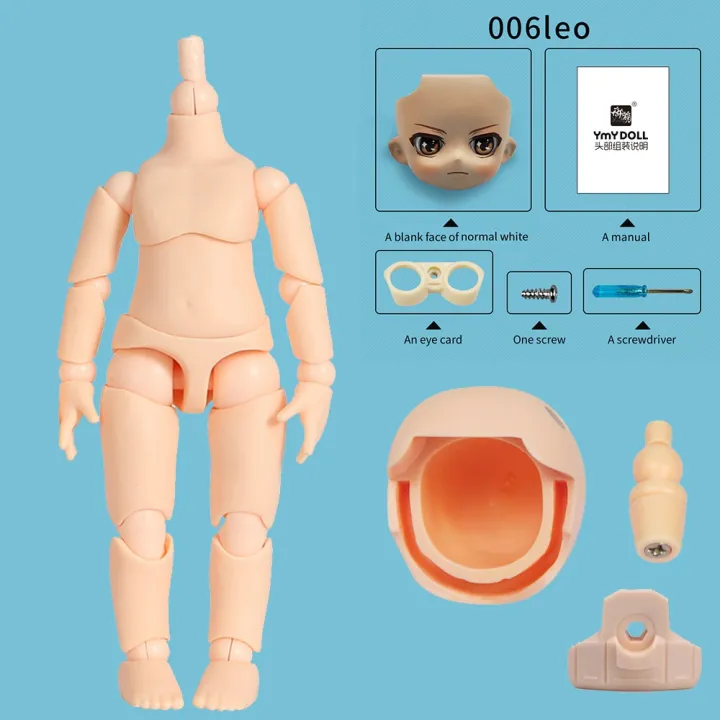 Normal%20White%20OB11%20Doll%20Body%20+%20Head%20+%20Face%2010Cm%20Moveable%20Joints%20Doll%20With%20Makeup%20Replaceable%20Accessories%20For%20Obitsu%2011Gsc%20Head%20-%20Image%204