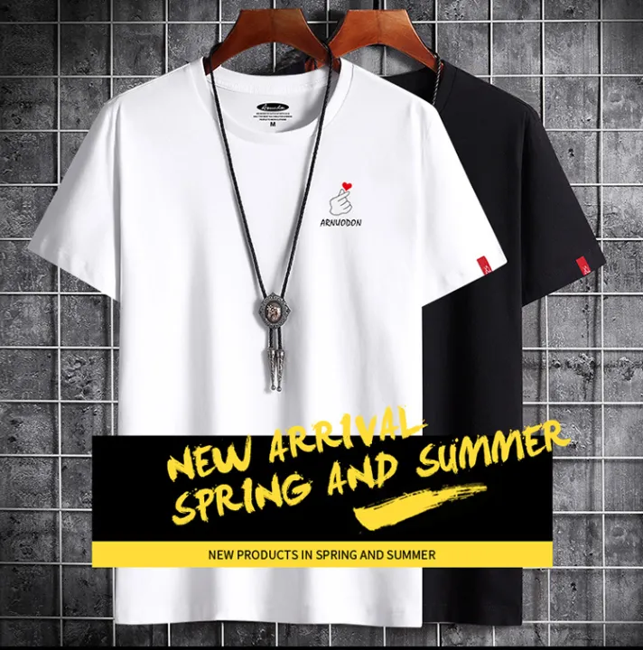 IELGY%20Men's%20short-sleeved%20t-shirt%20summer%20cotton%20simple%20wild%20compassionate%20large%20size%20loose%20shirt%20bottoming%20shirt%20-%20Image%205