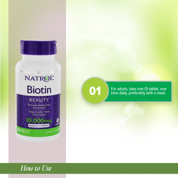 Natrol%20Biotin%2010000%20mcg%20for%20hair%20regrowth%20treatment%20%20-%20100%20Counts%20-%20Image%204