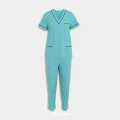 Cotton Medical Scrub Top and Pant – Lightweight and Durable Professional Set. 