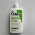 CeraVe Hydrating Cream-to-Foam Facial Cleanser with Hyaluronic Acid for Normal to Dry Skin 355 ml.