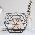 3D Geometric Wedding Geometric Candlestick Candle Tea Light Holder Gold for Home Decoration Accessories Supplies. 