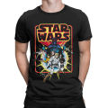 Retro Stars War Comic Men T Shirt Casual Tee Shirt Short Sleeve Crewneck T-Shirts 100% Cotton Summer Clothes.