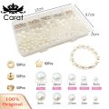 Loose Beads Eco-friendly Fade-resistant Round Imitation Pearl Neckle Beads Set. 