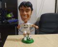 Football Player KAKA, White & Yellow Garcy Bwin.com Mini Plastic Figure For All Football Fans Small Figure. 