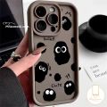Cartoon Cute Little Black Coal Ball Fashion Case For Redmi 13C Note 11 8 10s 12 10 9 Pro Redmi 10A 12 12C 9C NFC 9T 9 A1 10C 9A A2 POCO M3 Funny Red Face Angel Eyes Shockproof Cover. 
