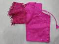 Pure Cotton Chicken Kanchi Net Ghoti Hata Sleeves Saree Blouse For Women's - Blouse For Women.
