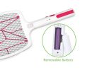 Mosquito Killer Electric Bat with Torch +  Heavy Batter 3.7V Easy  Change battery  SM-3821 With type C port. 