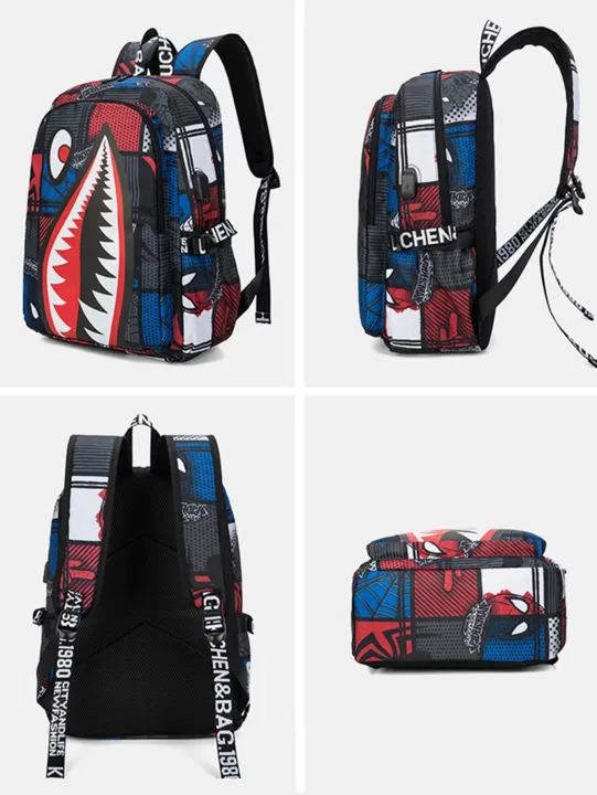 Shark%20Backpack%20Boys%20for%20Kids%20Camo%20Bookbag%20for%20Middle%20School%20Bags%20Travel%20Back%20Pack%20-%20Image%206
