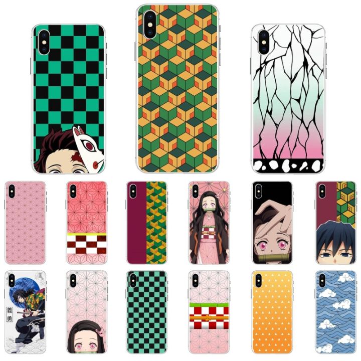 Demon Slayer Kimetsu no Yaiba Design Phone Case For iphone 15 14 13 12 Pro Max Case For iPhone 11 Pro Max XS MAX X SE 8 7 6 Plus Sarcasmsm