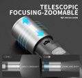 LED Portable Torch Light With Desk lamp Super Bright Zoomable 3Modes Type-C Rechargeable SmilingShark SD1011. 