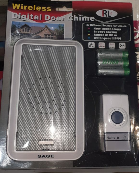 Wireless%20Digital%20Door%20Calling%20Bell%20-%20White%20And%20Grey%20-%20Image%205