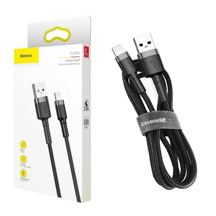 Baseus%20Cafule%20Lightning%20Charging%20Cable%202.4A%201m%20-%20Image%202