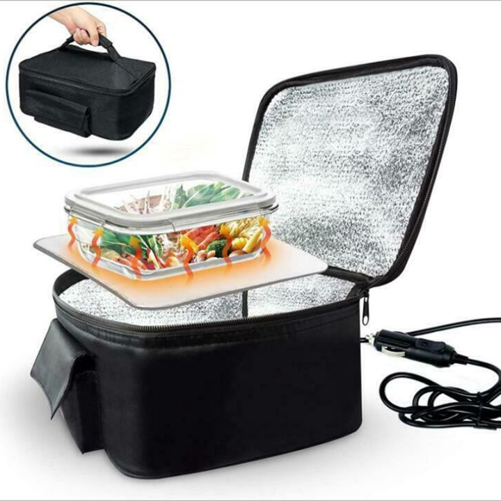 Portable%20Food%20Warmers%20Electric%20Heater%20Lunch%20Box%20Mini%20Oven%2012V%20Car%20Power%20Black%20-%20Image%205
