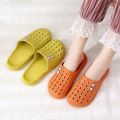 Home Slippers Women's Summer Indoor Non-Slip Silent Home Thick-Soled Couple Bathroom Bath Men's Soft-Soled Sandals.