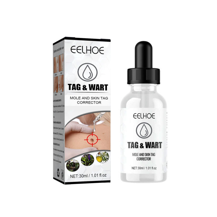 EELHOE Mole Removal Serum Repair To Remove Skin Moles And Spots Serum Flesh Moles Flat Wart Wart Removal Serum