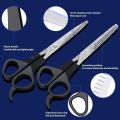 3Pcs/Set Stainless Steel Hair Cutting Thinning Scissors Barber Tool Household Hair Scissor Comb Hairdressing Shears Set Hair Styling Tools. 