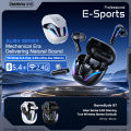 REMAX Alien Series Bluetooth 5.4 + 2.4G Professional Gaming Earbuds True Wireless Hifi Stereo Earphone With 2.4G USBC Adapter.