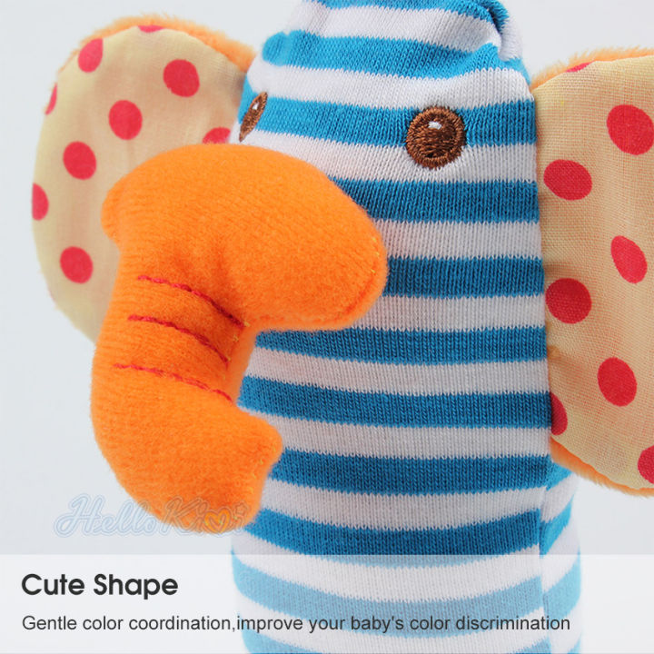 HelloKimi%204PCS%20Wrist%20Rattle%20Toys%20Baby%20Hand%20Wrist%20Rattles%20Cute%20Animal%20Hand%20Bell%20Infant%20Baby%20Toys%20Wrist%20Music%20Rattle%20Toys%20Wristband%200-6%20Months%20-%20Image%204