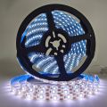 LED Strip Light Solar Powered Tape 3/4/5M Outdoor RGB Flexible Lighting Ribbon Tape Waterproof LED Strip Backlight Garden Decor--White color--2 M. 