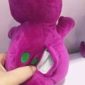 30cm Anime Barney Plush Toy Singing Friends Dinosaur Barney I Love You Doll Toy Christmas Gift For Children.