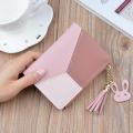 Fashionable Short Zipper Penny Purses Short Penny Purse Money Bag Trendy Pu Leather Wallets.