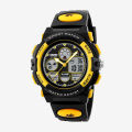 SKMEI Kids Fashion LED Backlight Alarm Dual Display Girls Boys Shock Resistant Waterproof Digital Watch 1163.