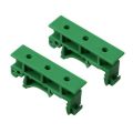 20Pcs DRG-01 PCB for DIN 35 Rail Mount Mounting Support Adapter Circuit Board Bracket Holder Carrier Clips Connectors.