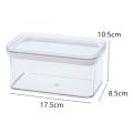 0.9L/2.4L/3.4L Plastic Storage Box Transparent Food Container Jars for Bulk Cereals Sugar Case Kitchen Organizer Accessories. 
