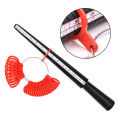 Triangular plastic four-purpose ruler ring rod, ring ring, Udo diameter, Odar, mix and match ring size measuring tool.