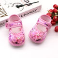 Lovely Flower Baby Infant Shoes Pearl Cotton Sole Shoes Fashion First Walkers Kid Shoes Chaussures Fille.