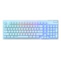 AJAZZ AF981 Wired Keyboard RGB Gaming Keyboard with 19-Key Anti-Ghosting Metal Base Ergonomic Design Volume Control. 