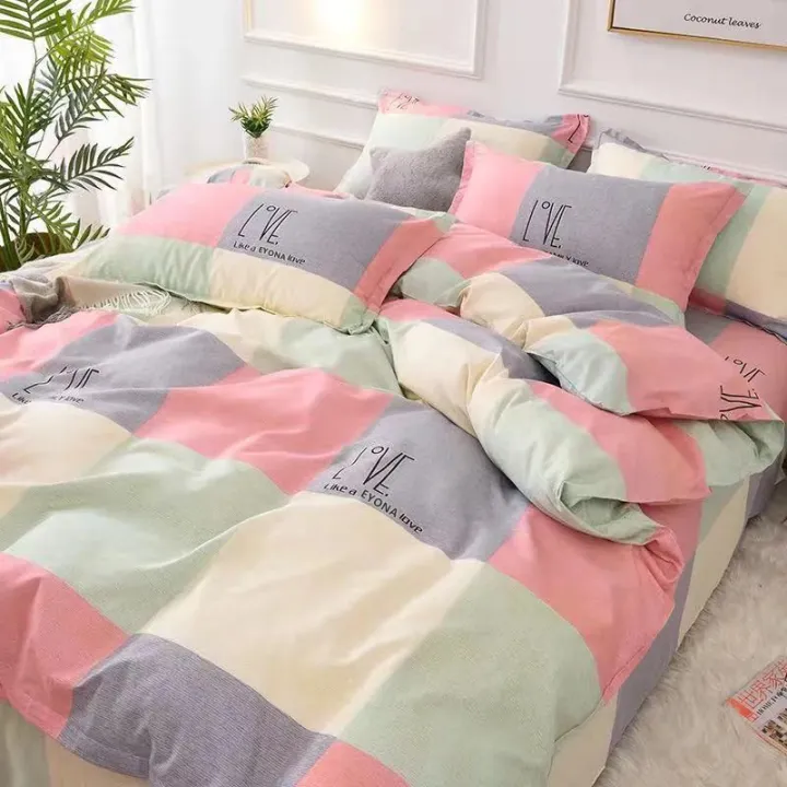 KI9S%20bed%20Sheet%20Duvet%20Cover%202%20Piece%20Bedding%20Four%20Seasons%20Available%20Plaid%20Simple%20Skin-friendly%20Quilt%20Cover%20Quilt%20Single%20Two%20-%20Image%205