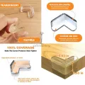 4 pcs Baby safety Silicone Table Corner Protector, Furniture Edge Corner Protector, Anti Collision Guards. 