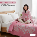 Single size Twill Fabric Comforter Premium Quality 5 Feet By 7 Feet..
