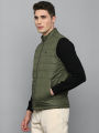 Pantoneclo Premium Quality Multicolor Men's Padding Sleeveless Jacket - Ochre / Silver Blue / Four Leaf Clover. 