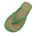 Women Flat Slippers Comfortable Non-Slip Sandals Silent Bamboo Rattan Flip Flop.