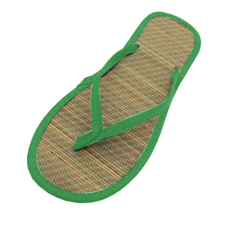 Women%20Flat%20Slippers%20Comfortable%20Non-Slip%20Sandals%20Silent%20Bamboo%20Rattan%20Flip%20Flop%20-%20Image%203