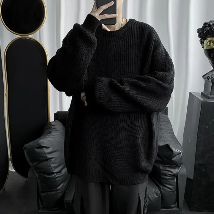 Knitted%20Sweater%20Men%20Autunmn%20Winter%20Warm%20Clothing%20Korean%20Fashion%20Long%20Sleeves%20Top%20Vintage%20Solid%20Baggy%20Pullover%20Y2K%20Male%20Clothes%20-%20Image%207