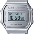 (Ready Stock) G .Shock Men Sport Digital Classic Square Watch Shockproof and Waterproof Stainless Steel Band Sports Business Wrist Watches with 2 Year International Warranty A168WEM-7D.