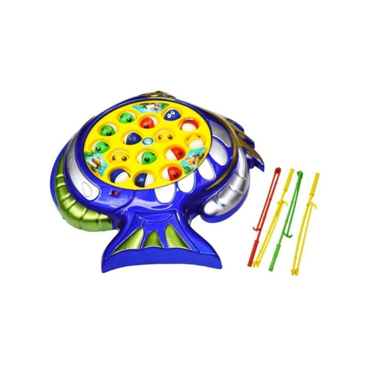 Fishing Fish Game Kids Toy (15 Fishes, 4 Players)