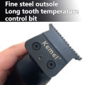 Kemei 2299 Barber Cordless Hair Trimmer 0mm Zero Gapped Carving Clipper Detailer Professional Electric Finish Cutting Machine. 
