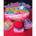 Red Powder Sindur For Woman - 3 pack. 