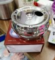 Stainless Steel Silver Ashtray for Indoor and Outdoor Use. 