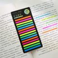 New 300 heet Rainbow Color Index Memo Pad Extra Thin Fluorecent Note ticker Yao tore.