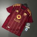 AS Roma 2024/25 Home Kit Fan Edition Short Sleeve Jersey. 