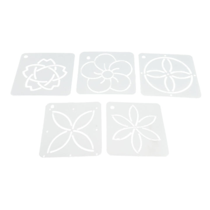 Sewing Template Quilting Template Semi Transparent Wide Application 23PCS Set Abrasion Resistant for Home Decoration